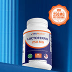 Vitamatic Lactoferrin 250mg Immune Support - 60 Vegetable Capsules - image 5