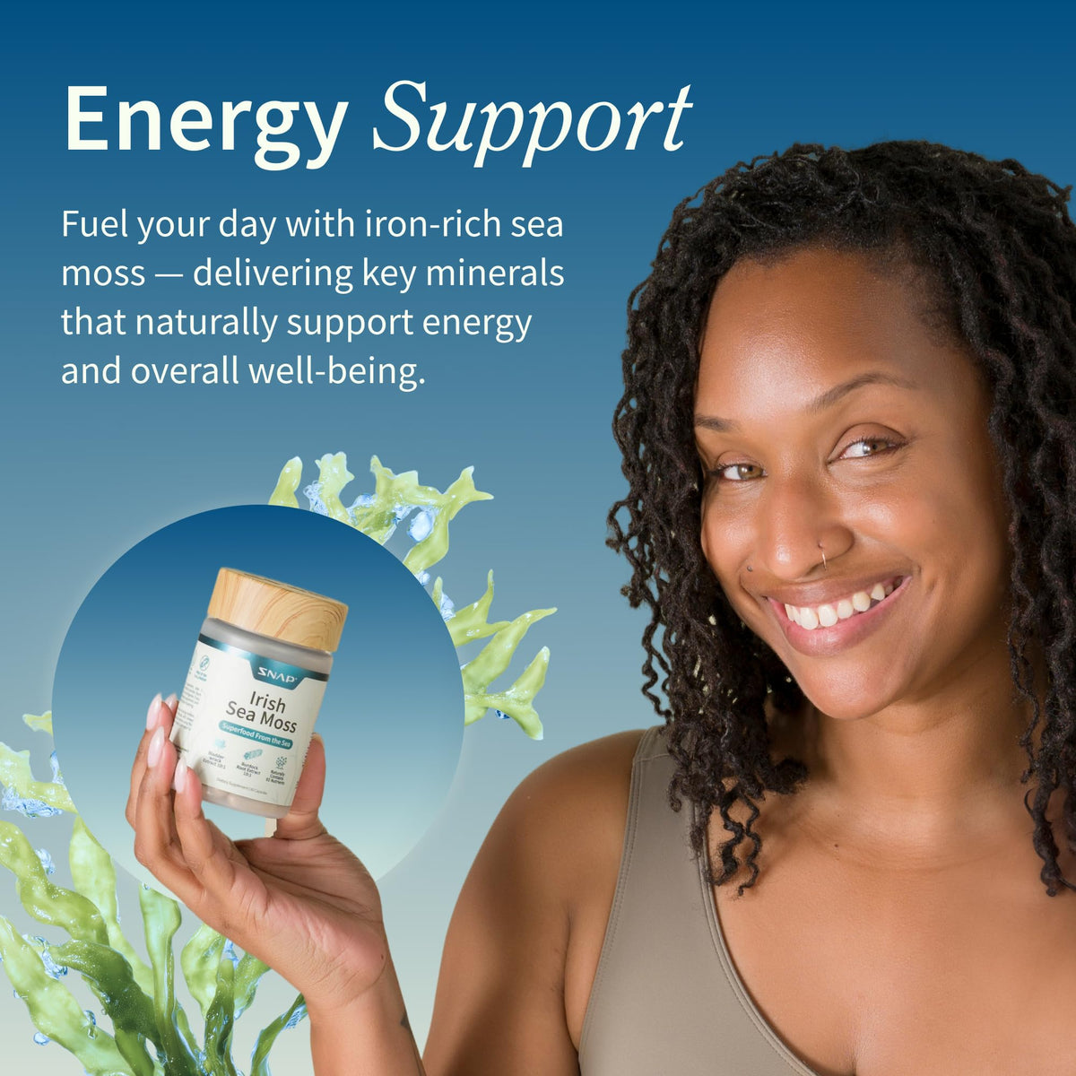 Snap Supplements Irish Sea Moss - 60 Capsules - image 4