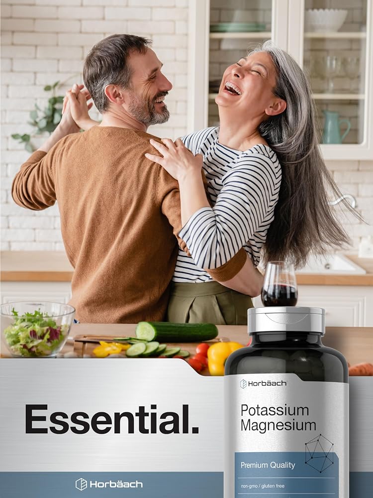 Horbäach Potassium Magnesium Supplement - 240 Capsules - image 7