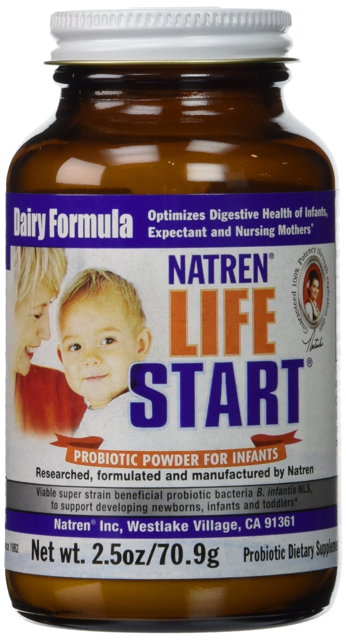 Natren Lifestart Powder Probiotic for Infants - 2.5 oz