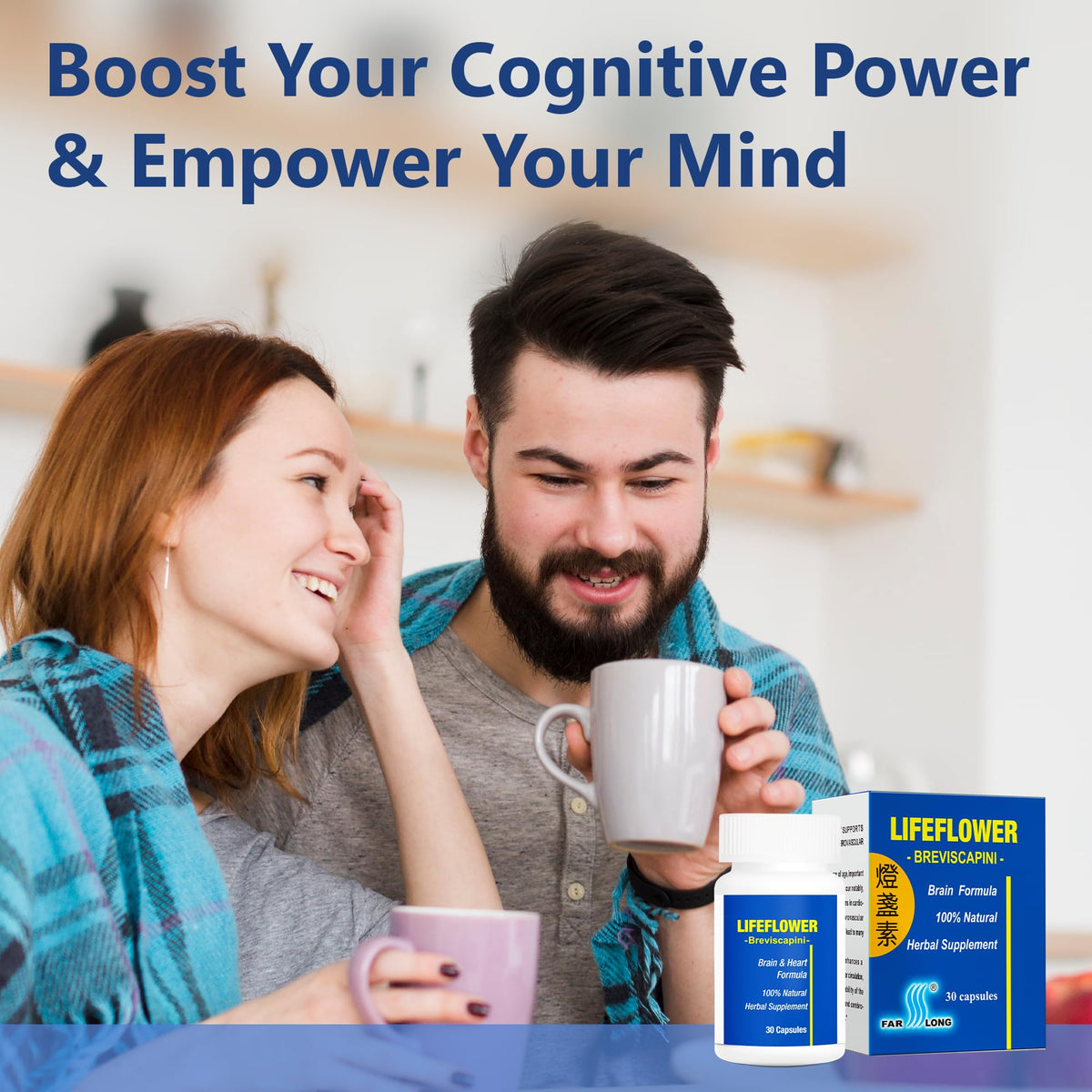 FAR LONG Lifeflower Brain Herbal Supplement - 30 Capsules - image 6