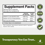 American Standard Supplements Zinc 100mg Vitamin C 1000mg - 120 Capsules - image 2
