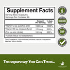 American Standard Supplements Zinc 100mg Vitamin C 1000mg - 120 Capsules - image 2