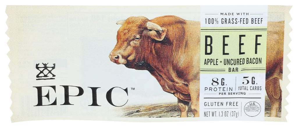 Epic Provisions Beef Apple Uncured Bacon Bar - 1.3 oz