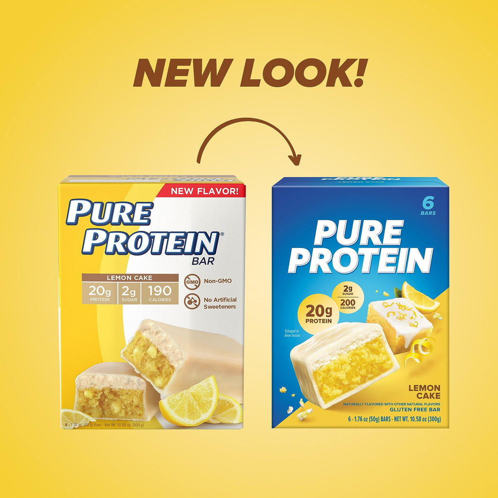 Pure Protein Bars Lemon Cake Flavour - 6 Count - image 2