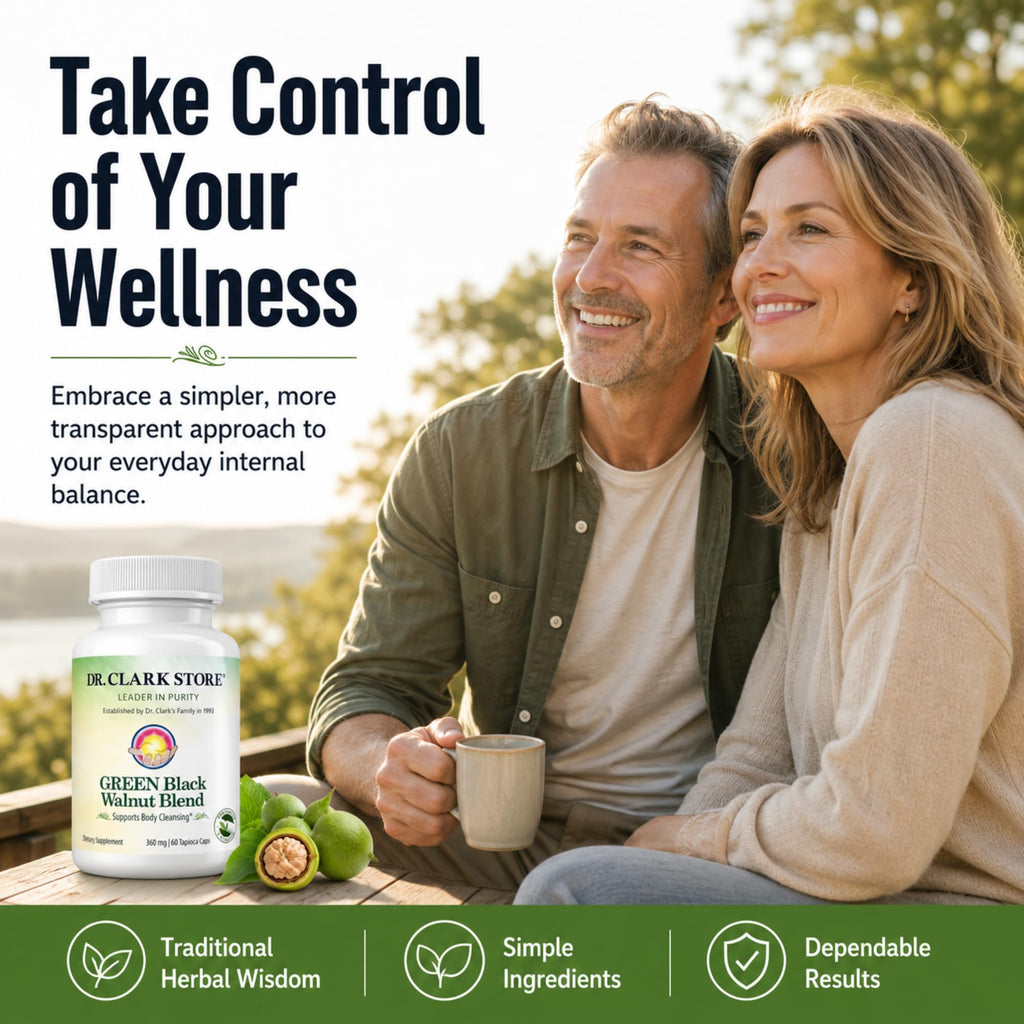 Dr Clark Green Black Walnut Blend 360mg - 60 Capsules - image 6