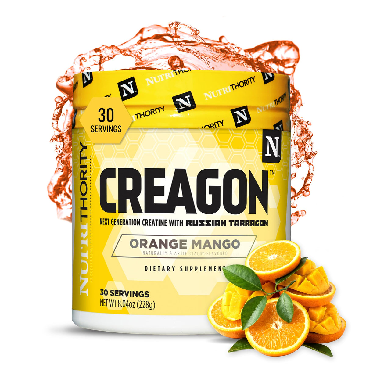 Nutrithority - Creagon, Advanced Creatine Powder Complex (30 Servings)