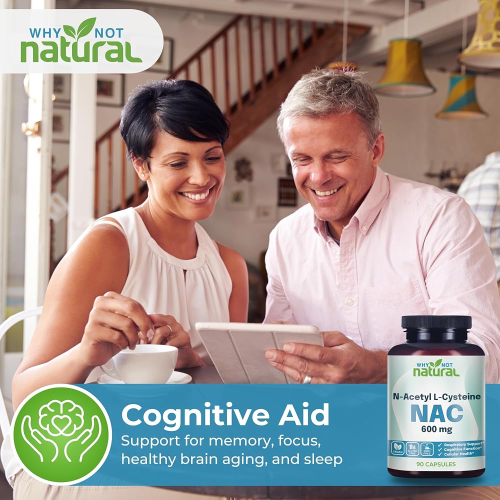 Why Not Natural NAC Supplement 600 mg - 90 Capsules - image 7