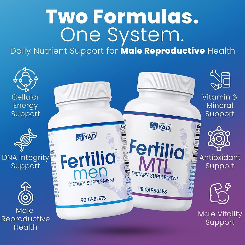 Fertilia Men + MTL Male Fertility Supplement Bundle - 3-Month Supply - image 3
