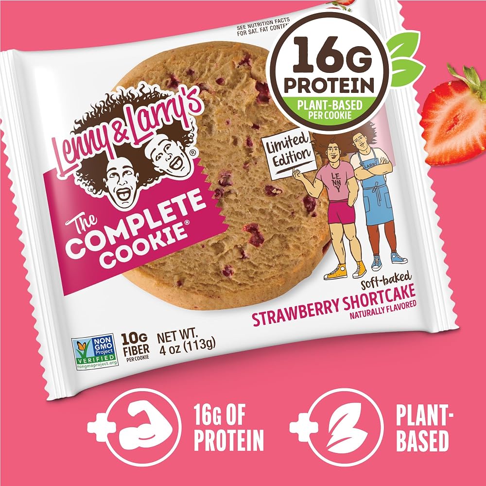 Lenny & Larry's Strawberry Shortcake Protein Cookie - 12 Pack - image 3