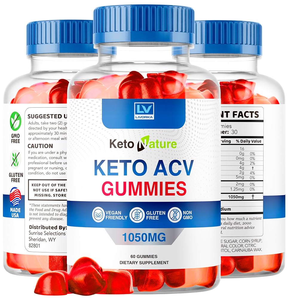 LIVORKA Keto Nature ACV Gummies - 180 Count (3 Pack) - image 7