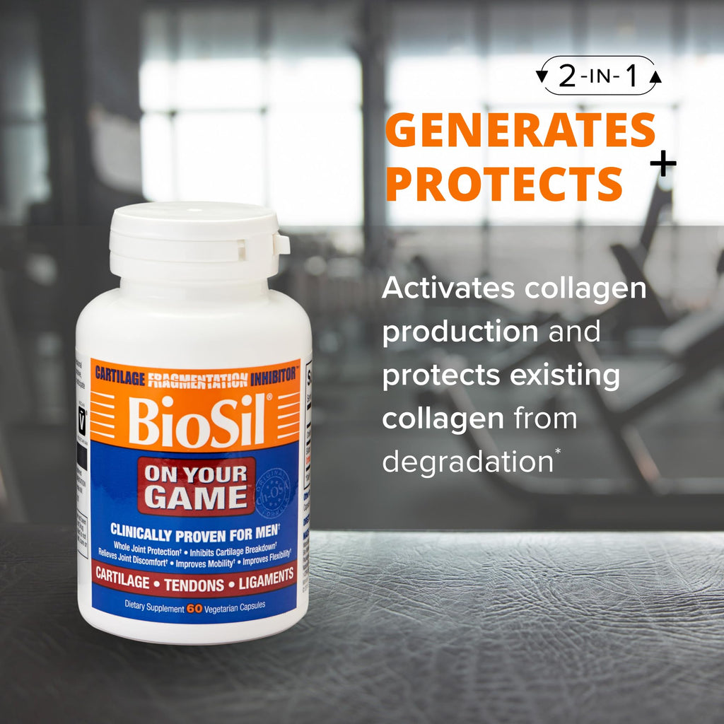 Biosil On Your Game Joint Support - 120 Vegetarian Capsules - image 3