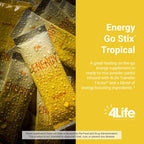 4Life Energy Go Stix Tropical Drink Mix with Amino Acids - 15 Packets - image 4