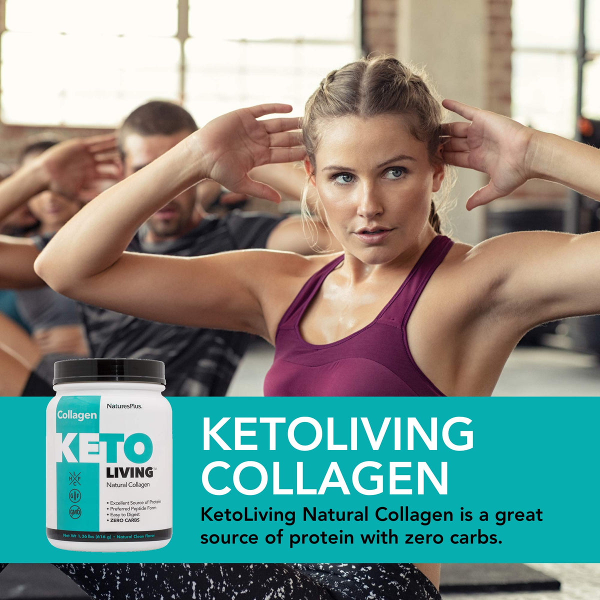 NaturesPlus KetoLiving Natural Collagen Powder - 28 Servings - image 2