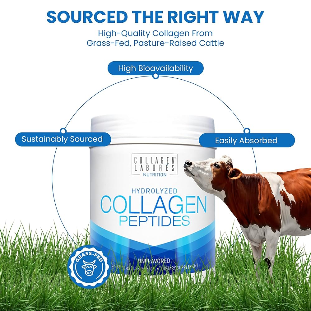 Collagen Laborés Hydrolyzed Collagen Peptides Powder - 20 oz - image 5