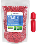 XPRS Nutra Size 0 Empty Capsules - Empty Gelatin Capsules - Empty