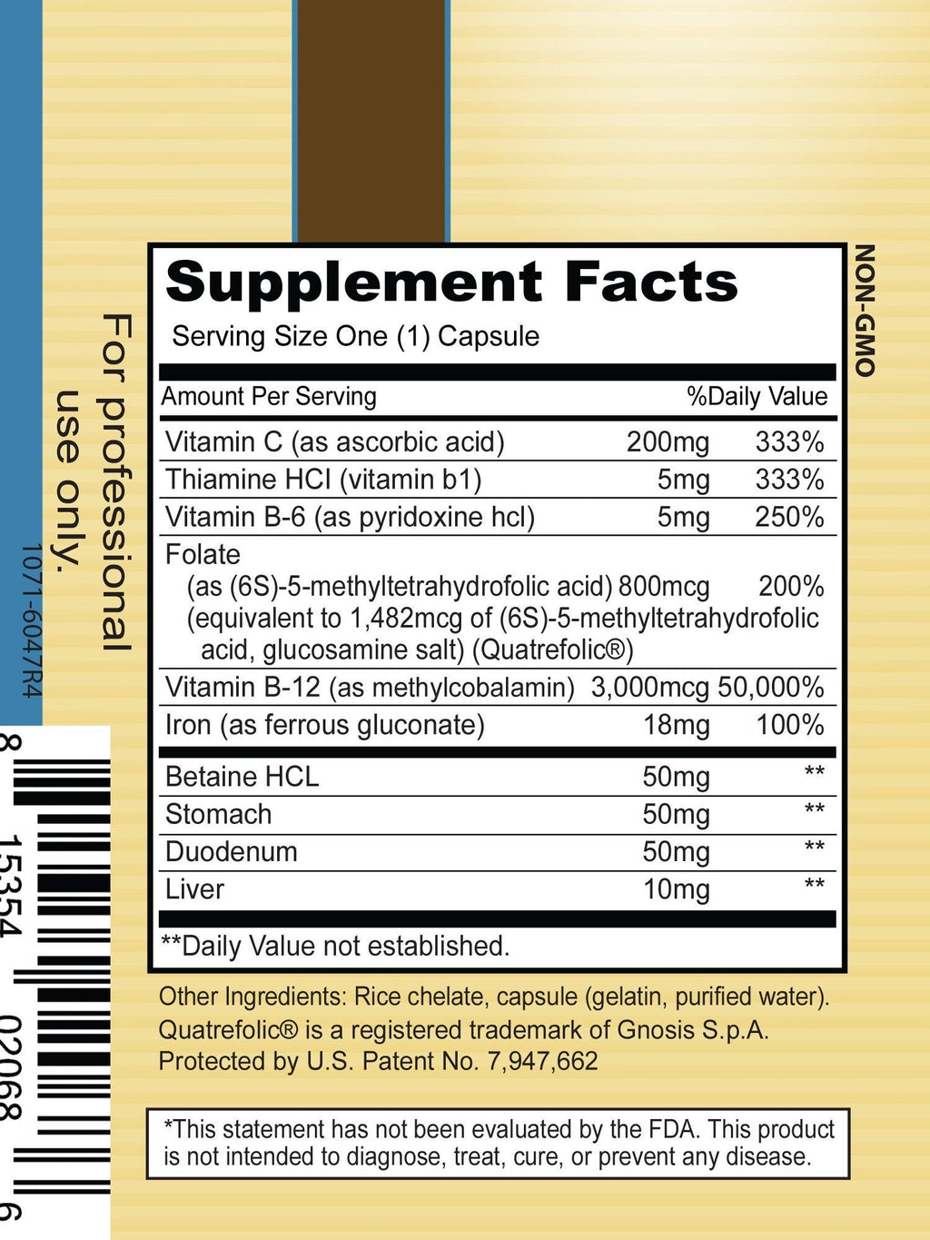 Priority One Hemo-X Iron Supplement - 120 Capsules - image 3