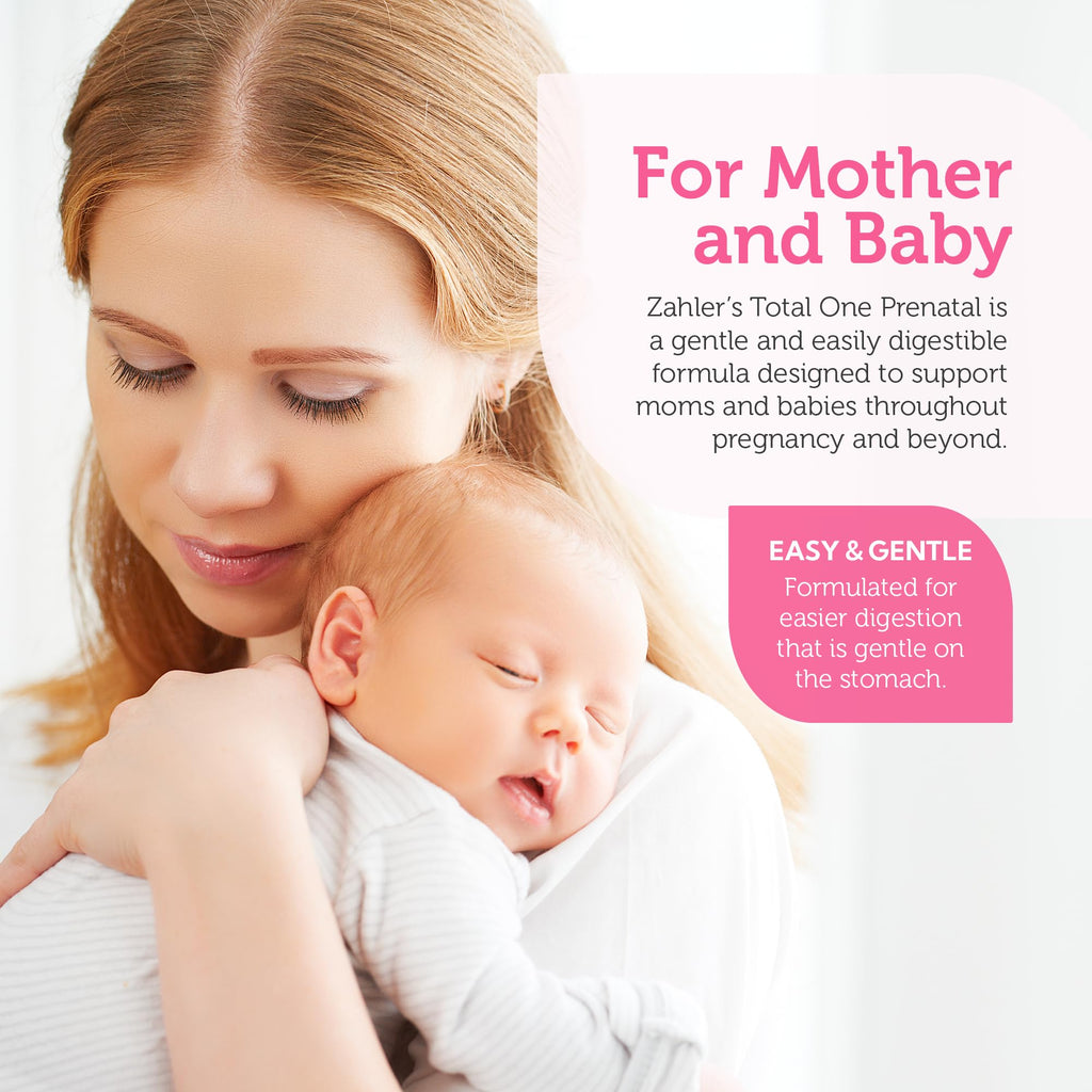 Zahler Total One Prenatal Vitamins - 120 Capsules - image 3