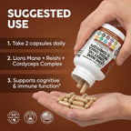 Clean Nutraceuticals Lions Mane 20in1 Mushroom Supplement - 60 Capsules - image 6