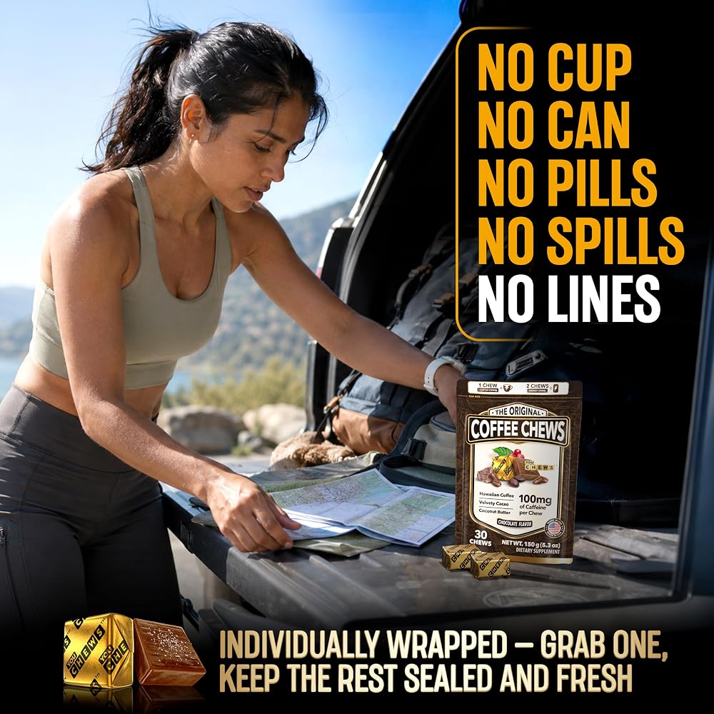 YouChews Coffee Chews - Grab & Go Energy