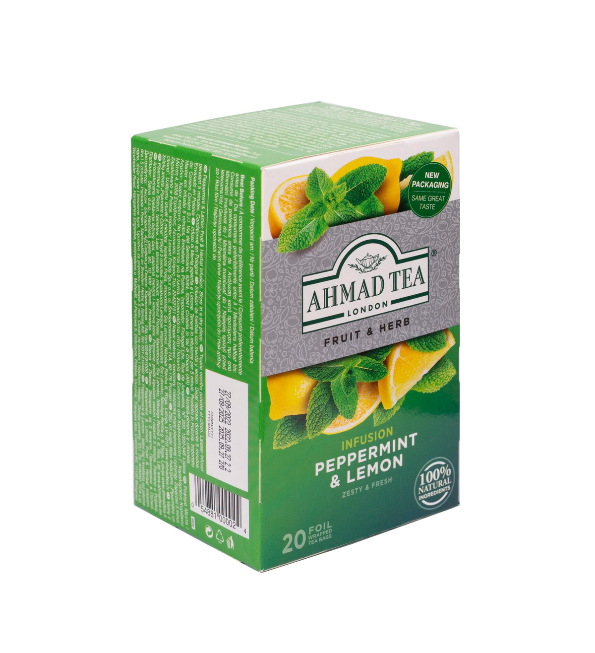 Ahmad Tea Peppermint & Lemon Herbal Tea - 20 Count (Pack of 6) - image 3