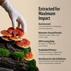 FreshCap Reishi Mushroom Powder Organic Extract - 60 Servings - image 3