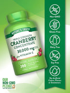 Nature's Truth Cranberry Concentrate Plus Vitamin C - 200 Capsules - image 3