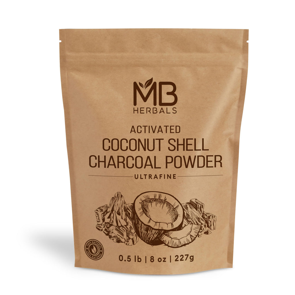 MB Herbals Activated Charcoal Powder from Coconut Shell 3.5 oz (100
