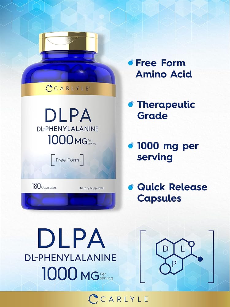 Carlyle DL-Phenylalanine 1000mg - 180 Capsules - image 3