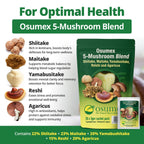 Osumex 5 Mushroom Blend Immune Support - 30 Sachets - image 3