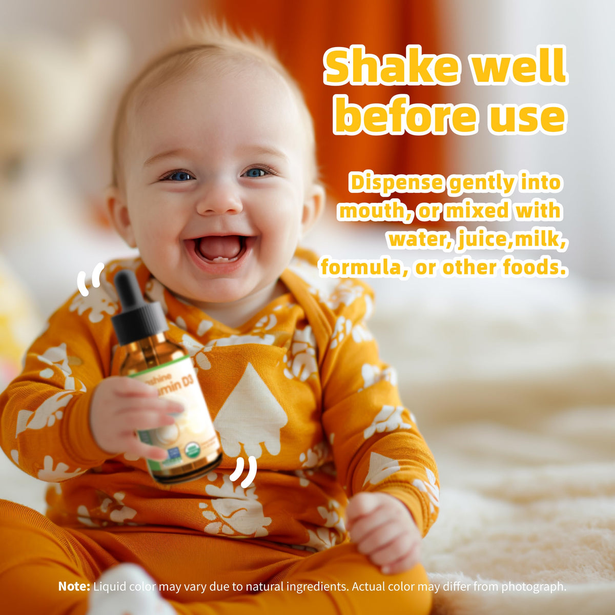 Nature's Nutra Vitamin D3 400 IU Liquid Drops for Infants - 2 Fl Oz - image 5