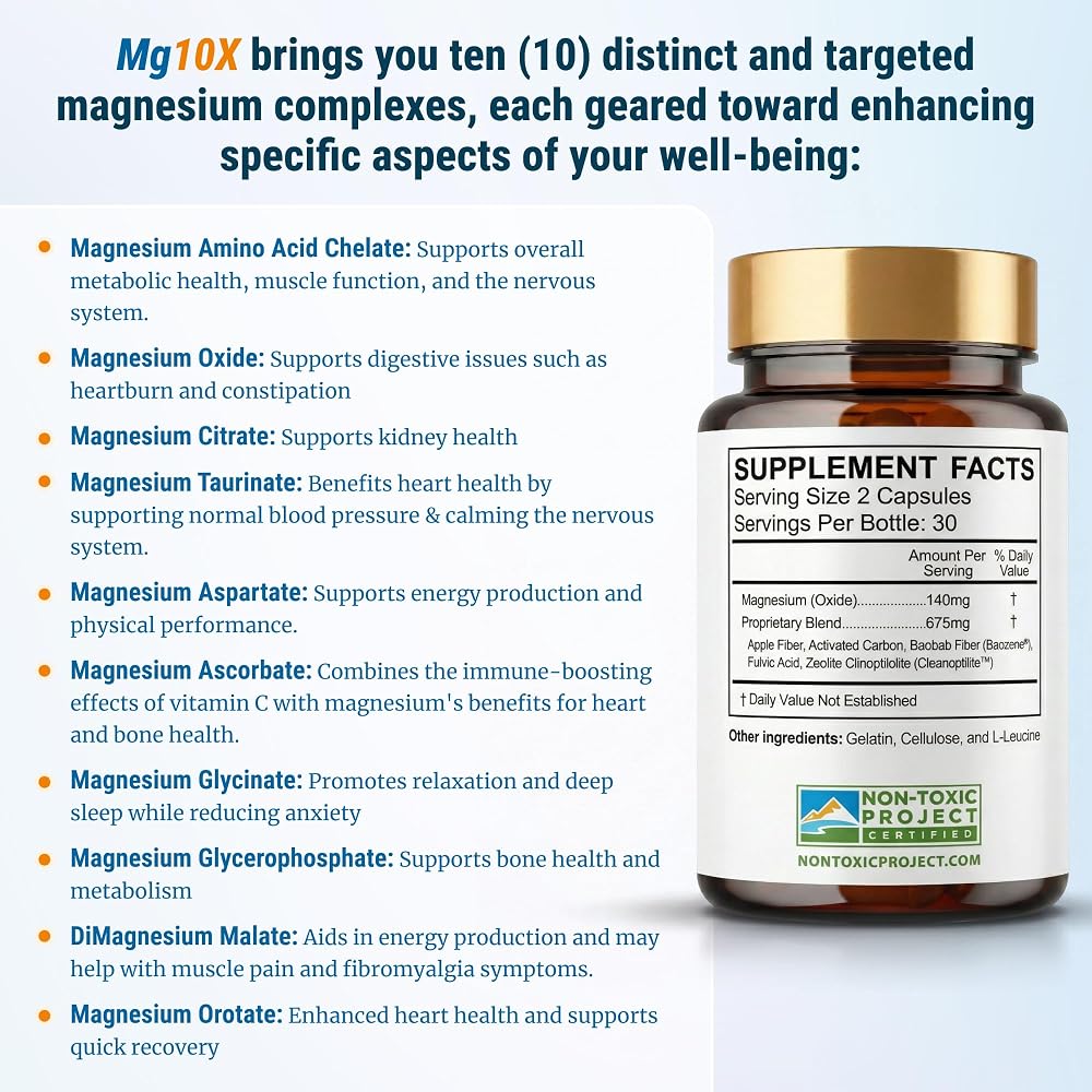 True Cellular Formulas Mg10X Multi-System Magnesium