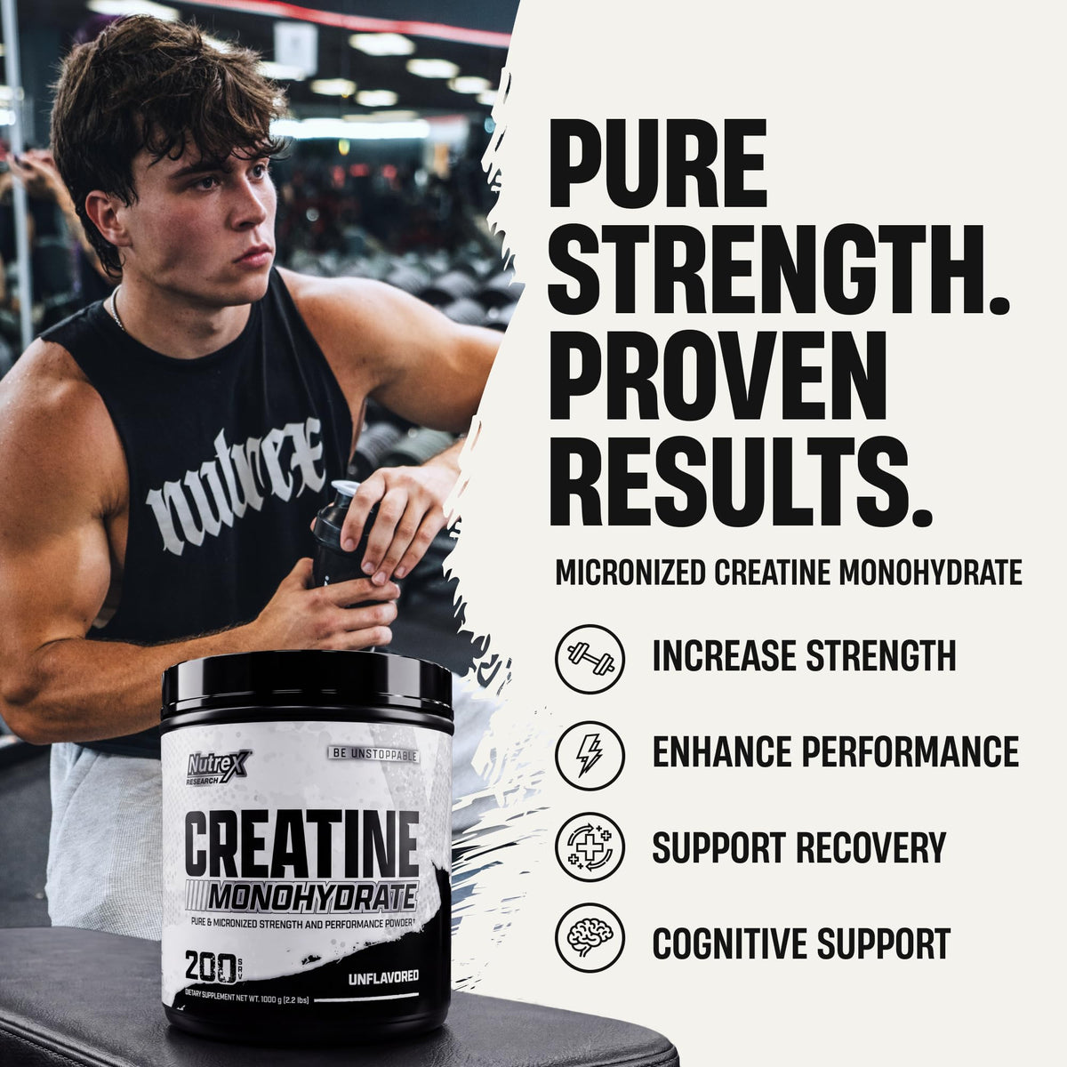 Nutrex Research Micronized Creatine Monohydrate Powder - 200 Servings - image 2
