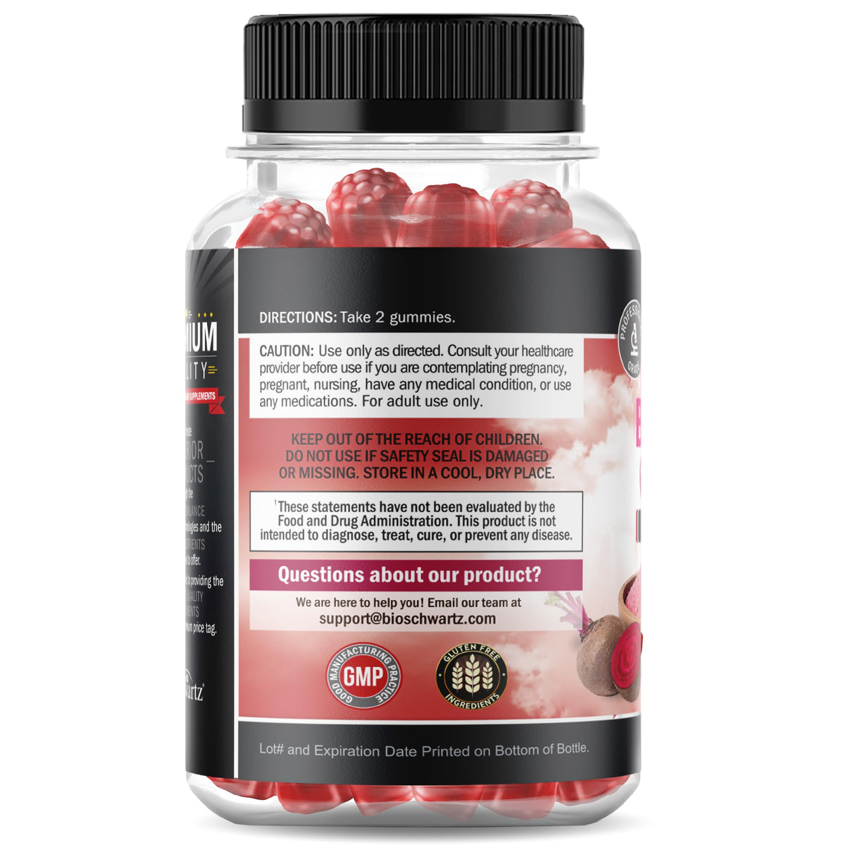 BioSchwartz BIOSHWARTZ Flavored Gummies Nitric Oxide Supports Energy