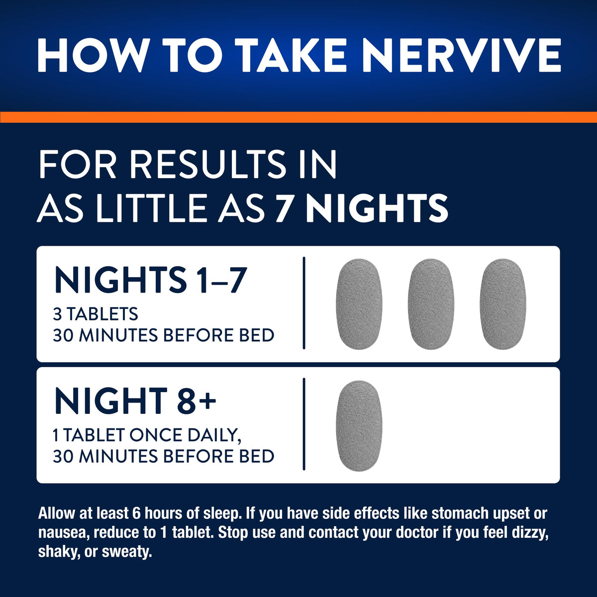 Nervive Nerve Relief PM Sleep Aid with Alpha Lipoic Acid - 30 Tablets - image 2