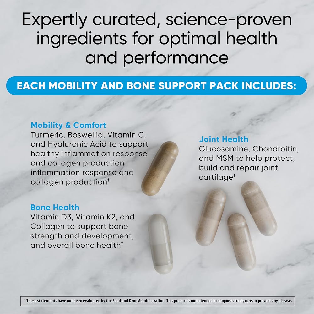 Universal U Mobility & Bone Support Daily Multivitamin - 30 Packs - image 3