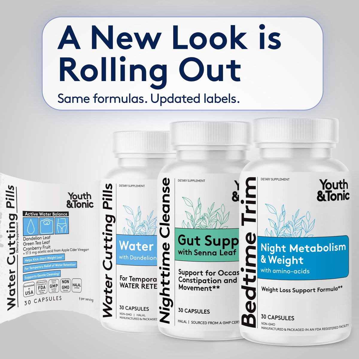 Youth & Tonic Colon Cleanse Weight Loss Pills - 90 Capsules - image 2