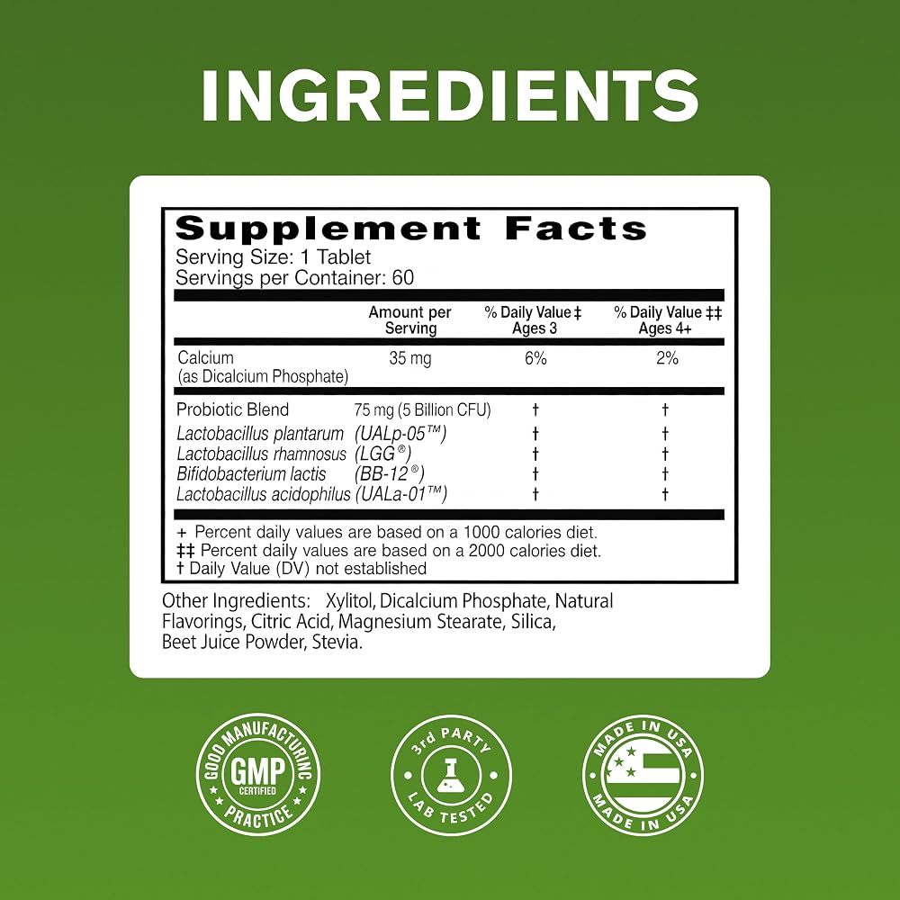 NaturalKids Kids Probiotics Digestive & Immune Support - 60 Tablets - image 2