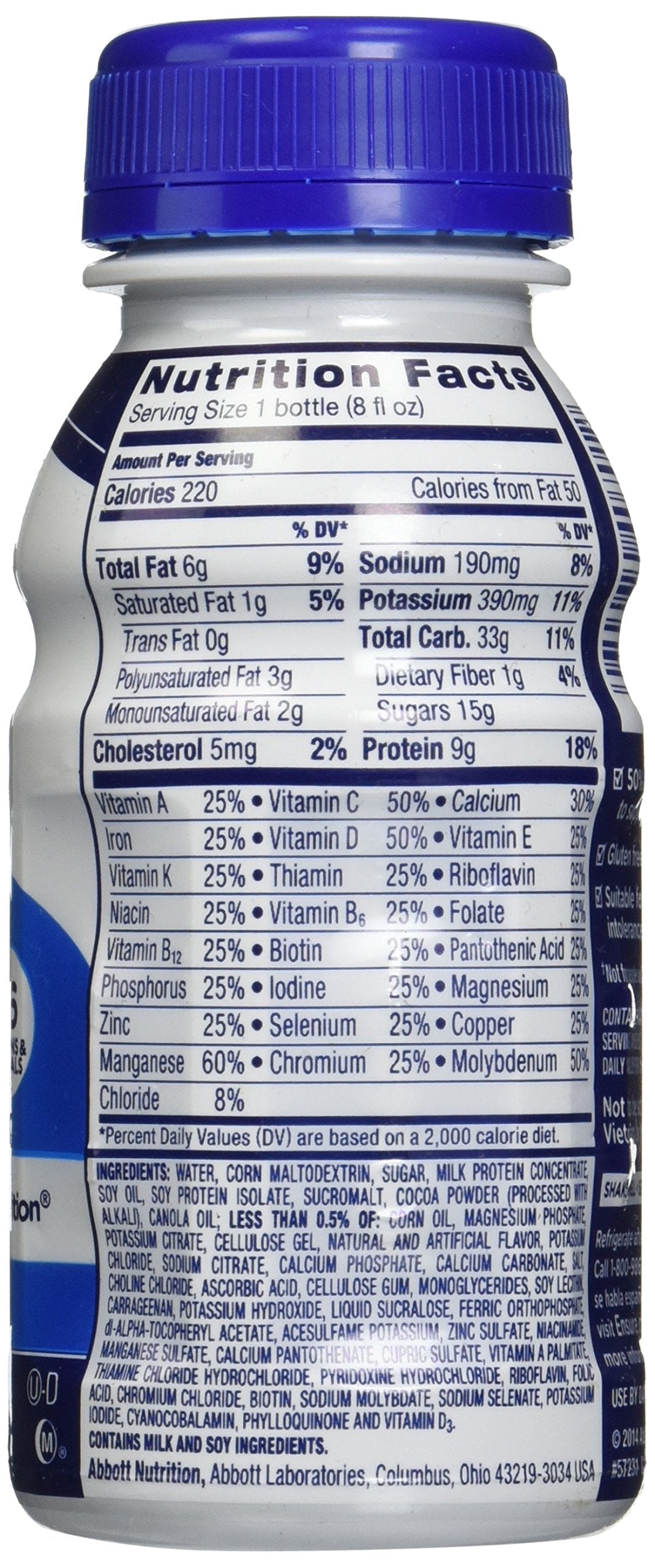 Ensure Complete Balanced Nutrition Creamy Milk Chocolate Shake - 24 Pack - image 3