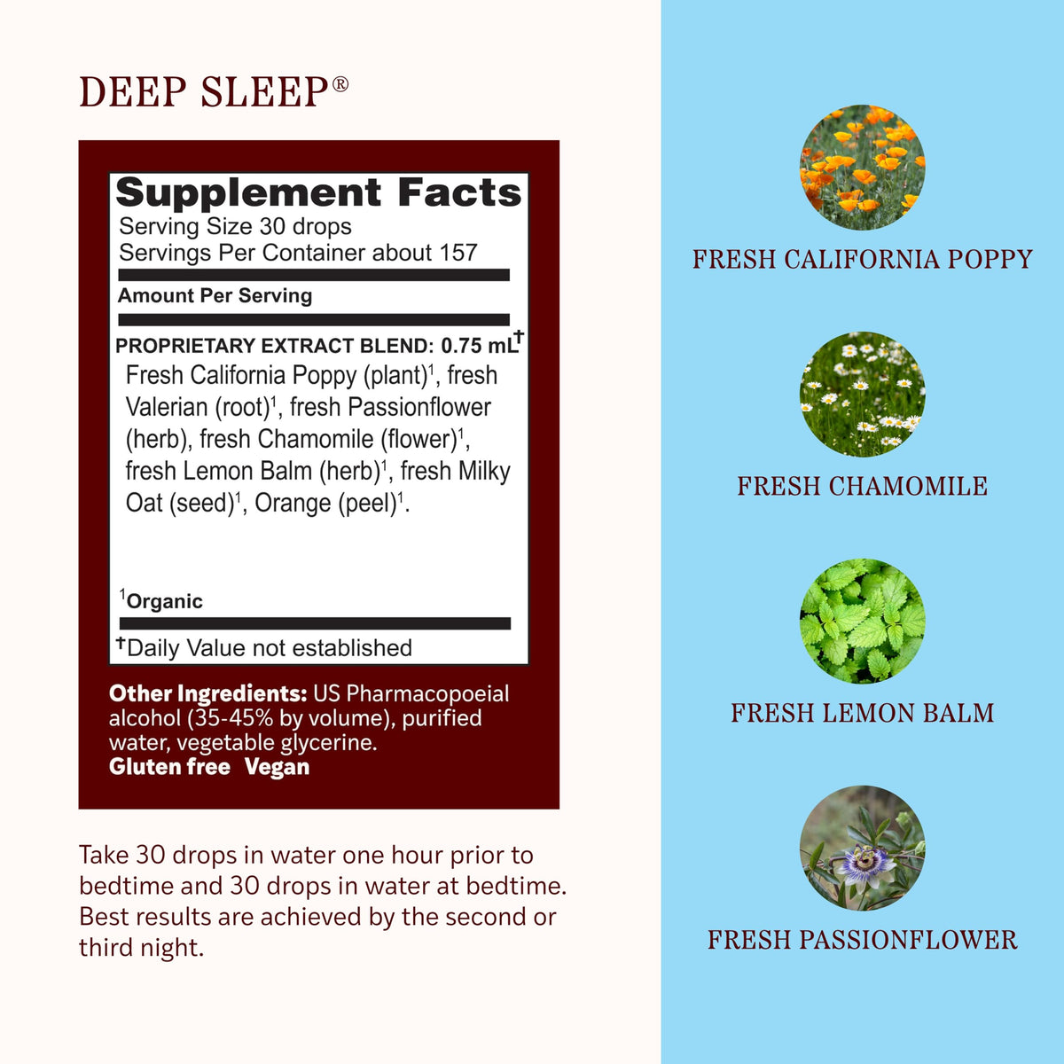 Herbs Etc. Deep Sleep Classic Liquid Extract Sleep Support - 4 fl oz - image 4