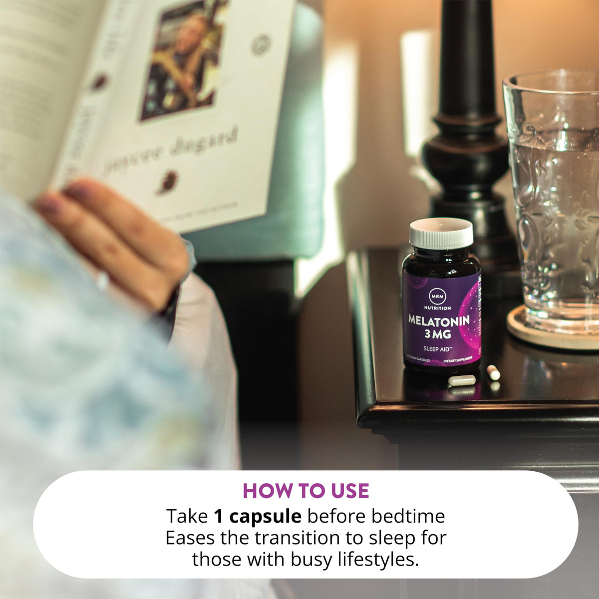 MRM Melatonin 3 mg Sleep Support - 60 Capsules - image 5
