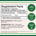 Double Wood Supplements Spermidine 10mg Extra Strength - 120 Capsules - image 2
