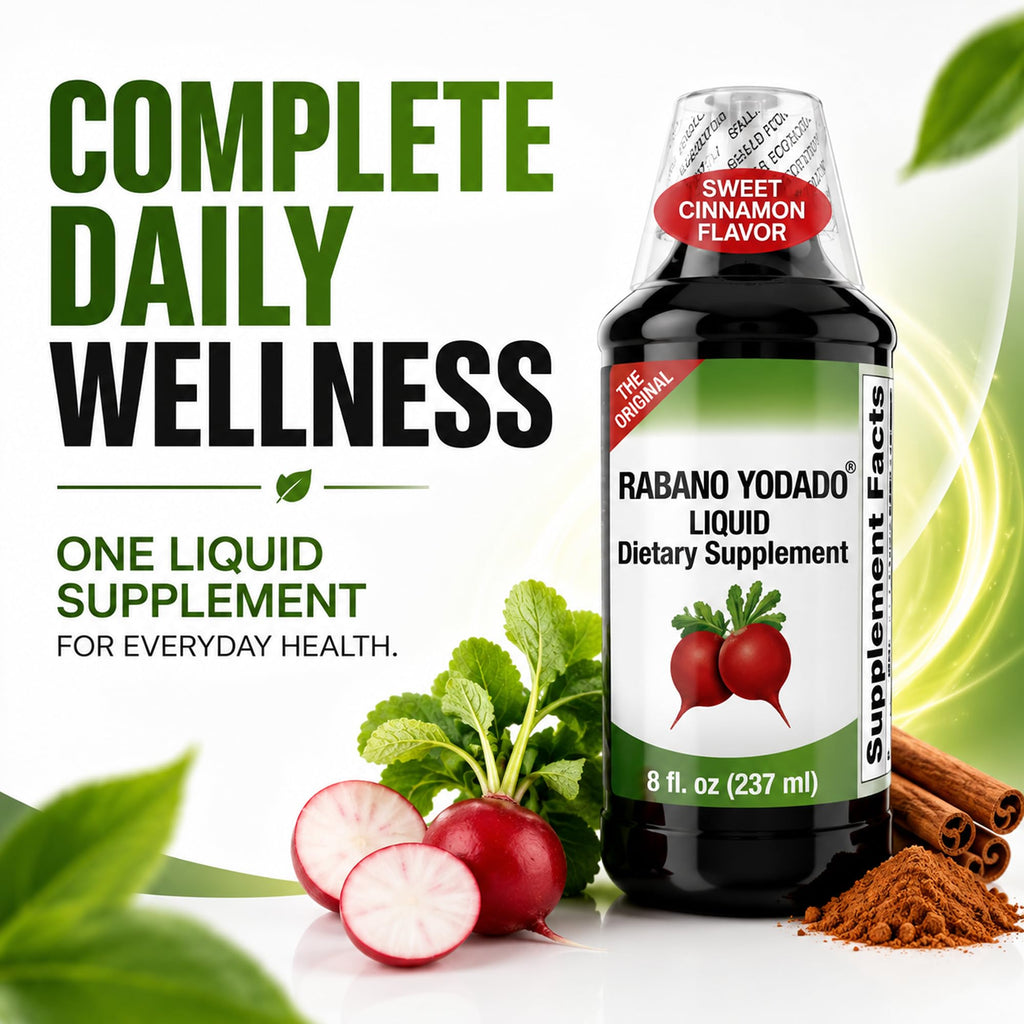 Rabano Yodado Iodine Supplement Liquid - 8 fl oz - image 2