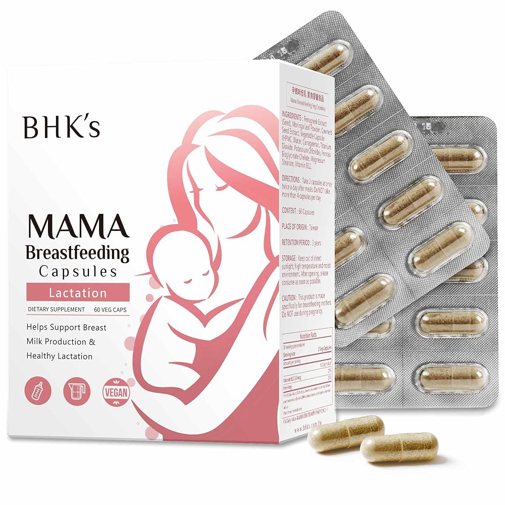 BHK's Mama Breastfeeding Veg Capsules - 60 Capsules