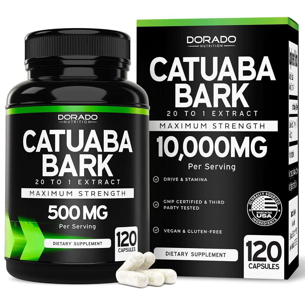Dorado Nutrition Catuaba Bark Extract 10,000mg - 120 Capsules