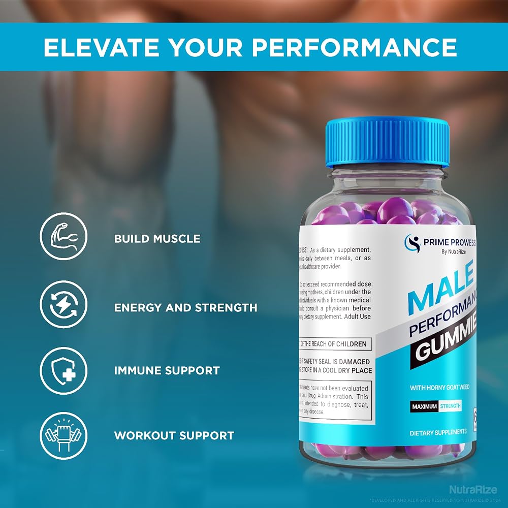 NutraRize Prime Prowess Gummies for Male Health - 120 Gummies - image 7