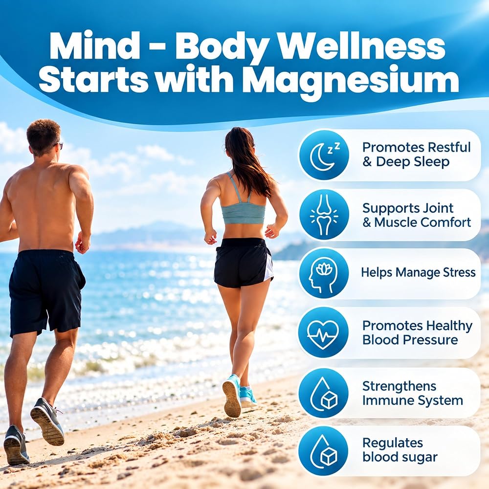 GreeNatr Magnesium Supplement 4-in-1 Blend - 120 Capsules - image 4