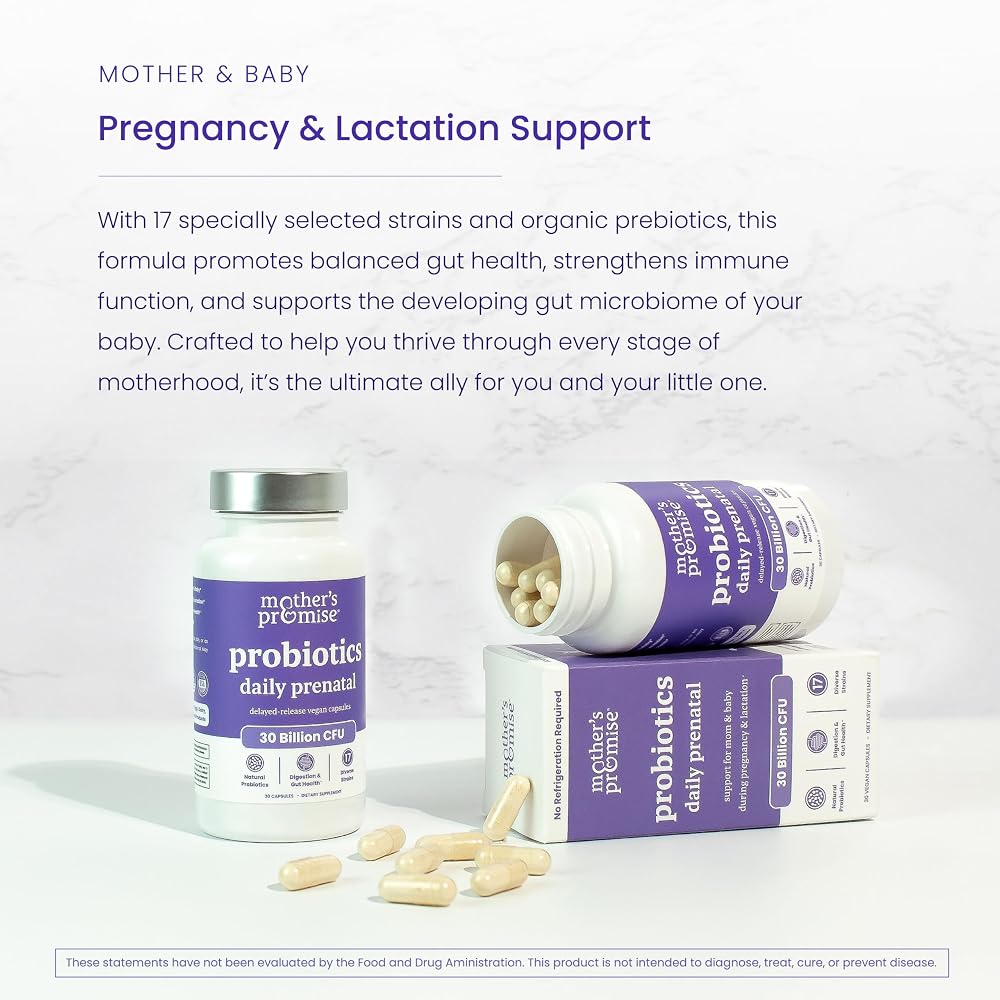 Mother's Promise Prenatal Probiotic 30 Billion CFU - 30 Capsules - image 6