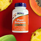 NOW Plant Enzymes Lactase Protease Bromelain - 120 Vegetarian Capsules - image 7