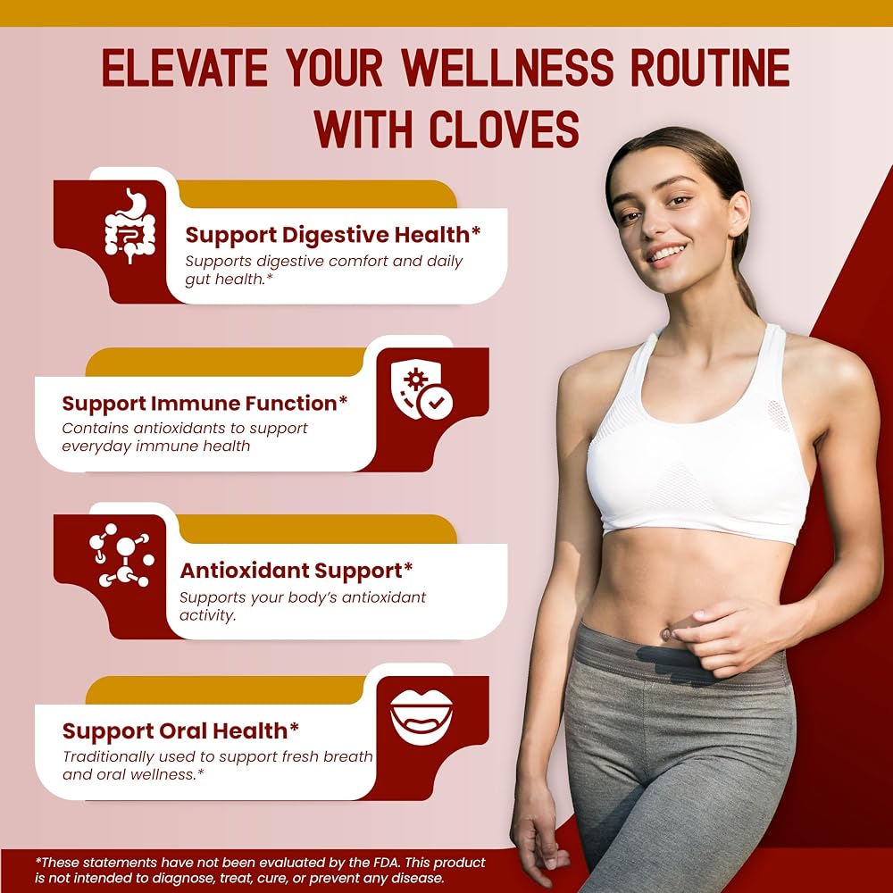HarmoVira Cloves 7-in-1 Complex for Digestive & Immune Wellness - 180 Capsules - image 4